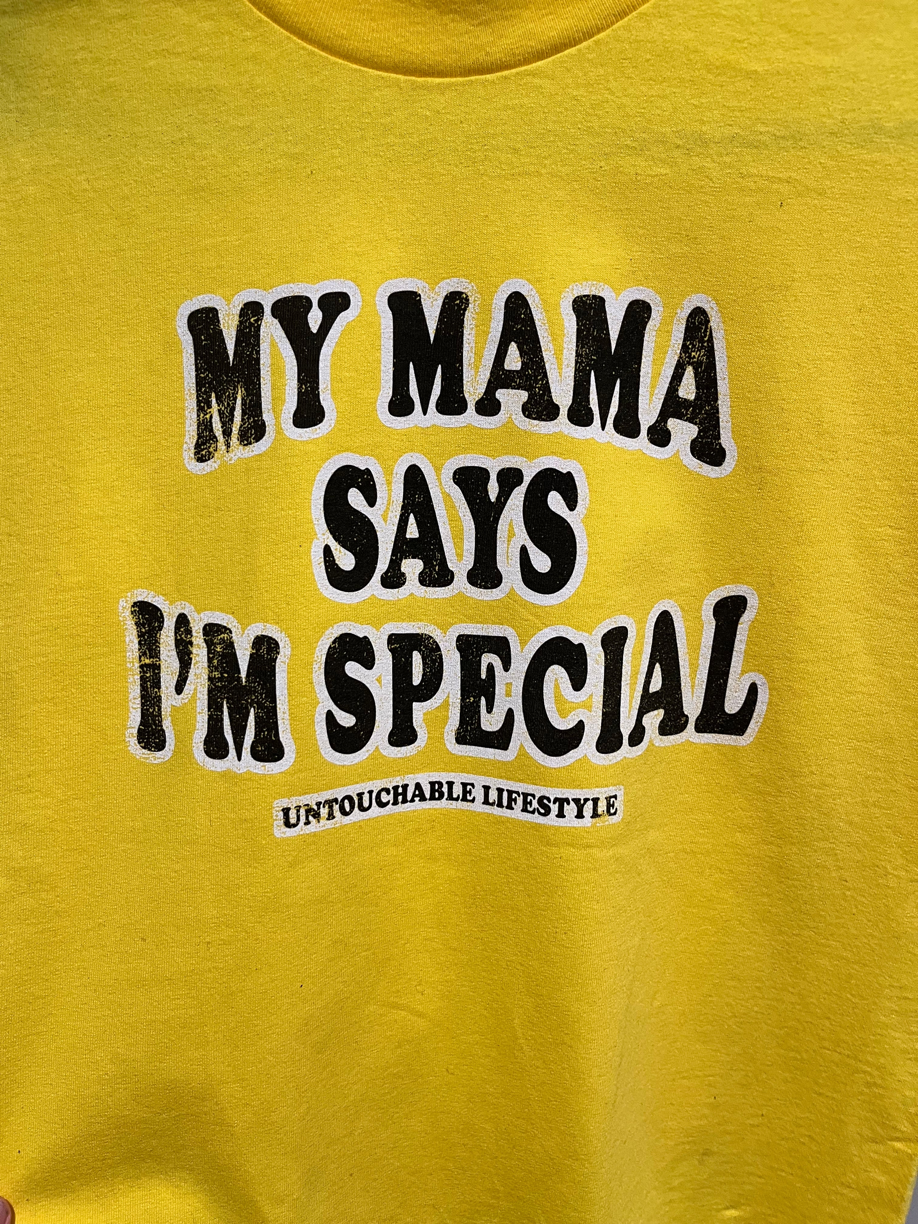 My Mama Says I’m Special yellow t-shirt