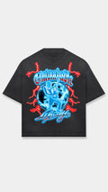 Untouchable Red Lightning t shirt (Charcoal)