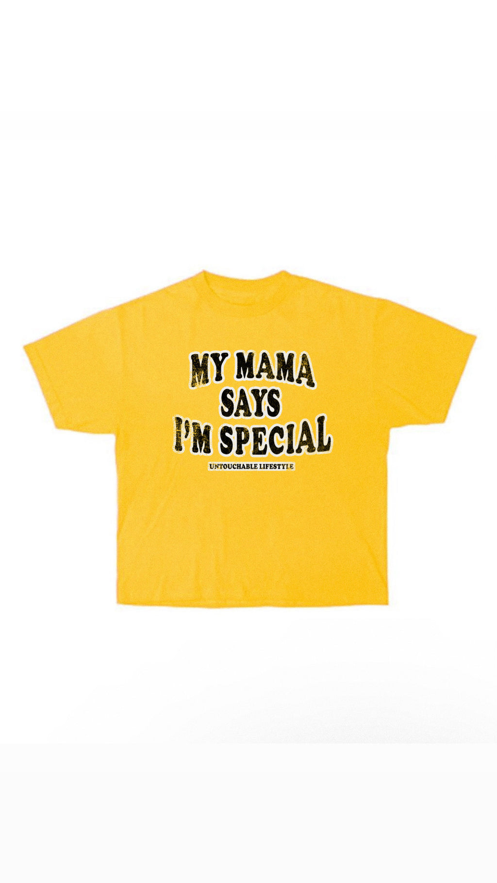 My Mama Says I’m Special yellow t-shirt