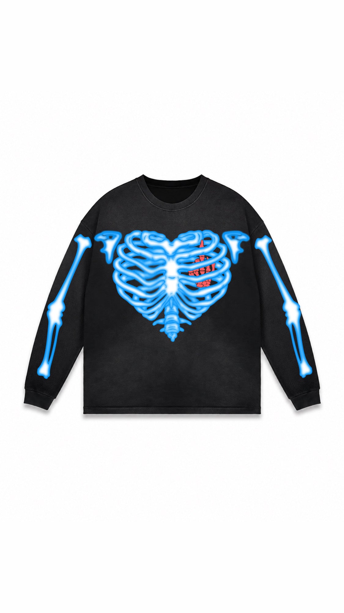 Untouchable Lifestyle F the World Long Sleeve Charcoal Shirt
