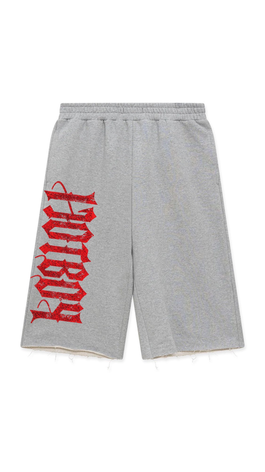 Hotboy x untouchable 3/4 shorts Heather grey